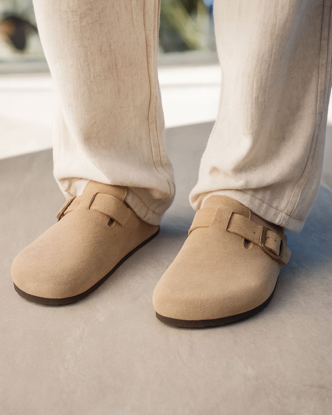 Nest & Sole Genuine Suede Clogs