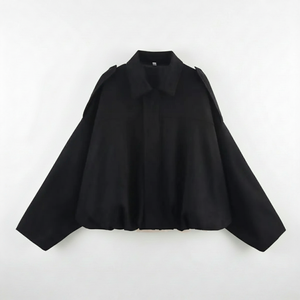 Oversized Suede Bomber