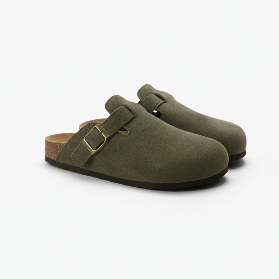 Nest & Sole Genuine Suede Clogs