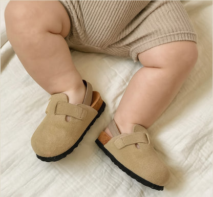 Nest & Sole Soft Suede Baby Clogs