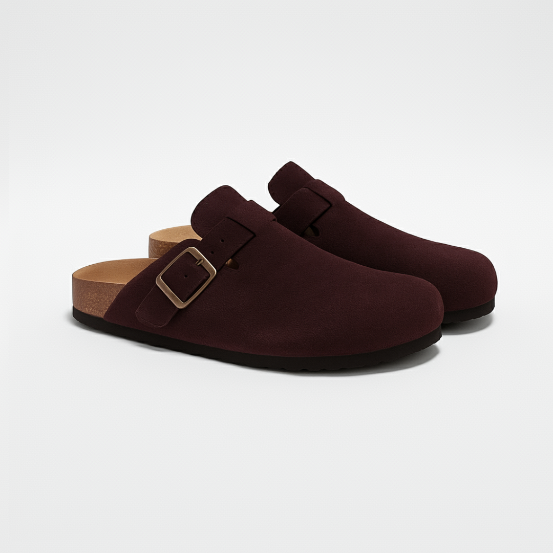 Nest & Sole Genuine Suede Clogs