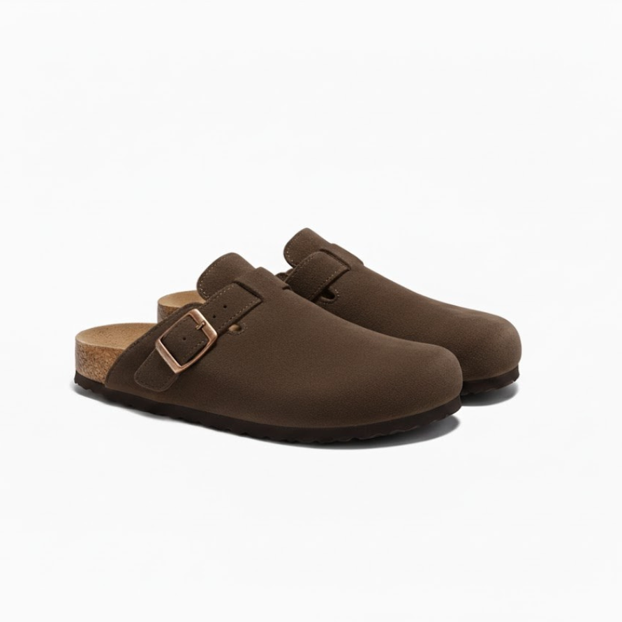 Nest & Sole Genuine Suede Clogs