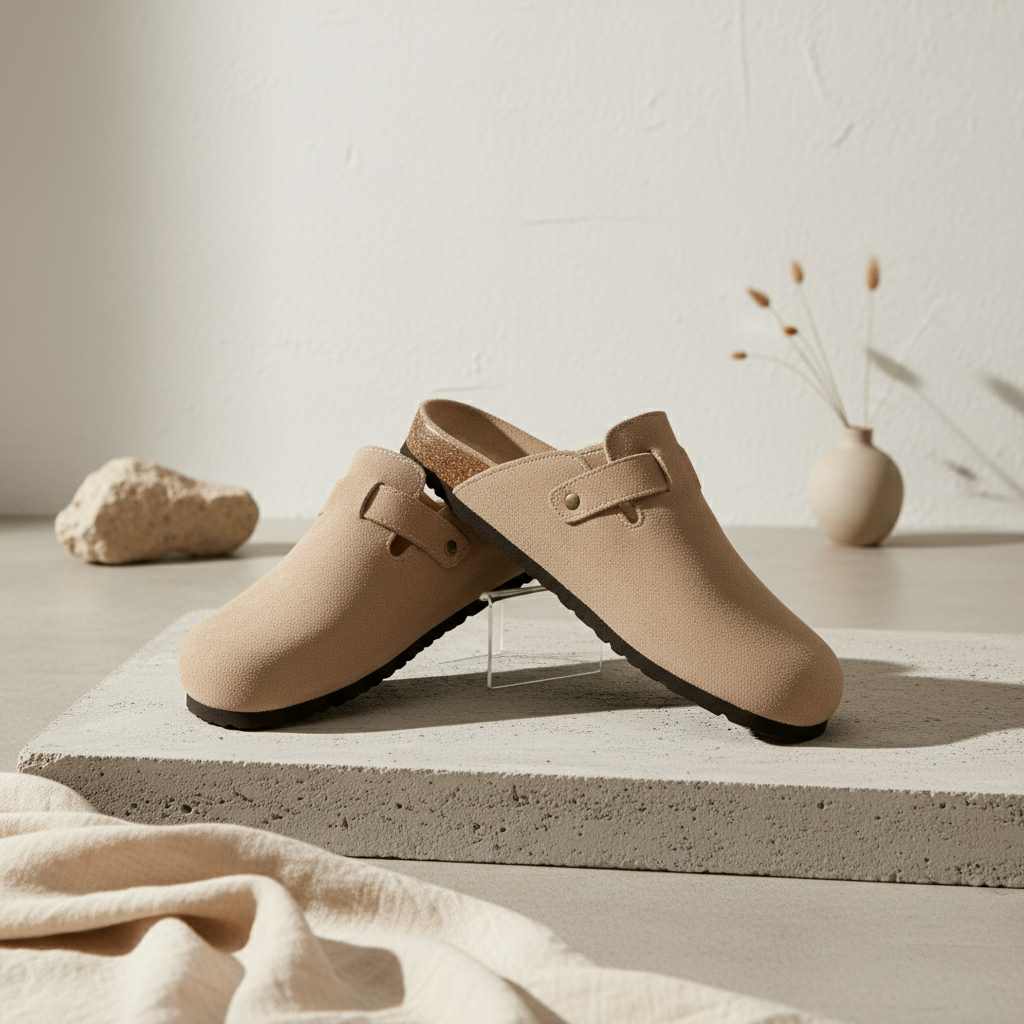 Nest & Sole Genuine Suede Clogs